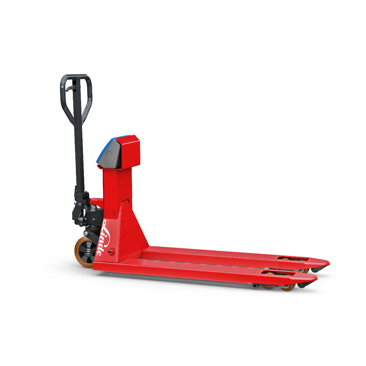 Linde manuele transpallet met ingebouwde weegschaal M25 Scale Plus