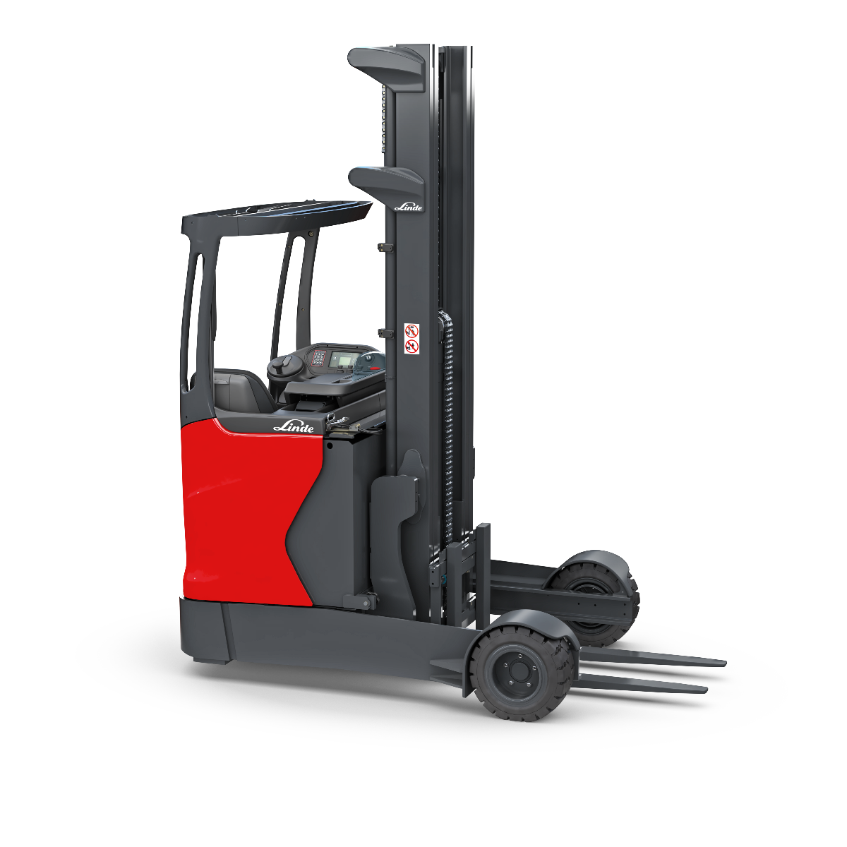 Linde R20 G reachtruck vrijstaand