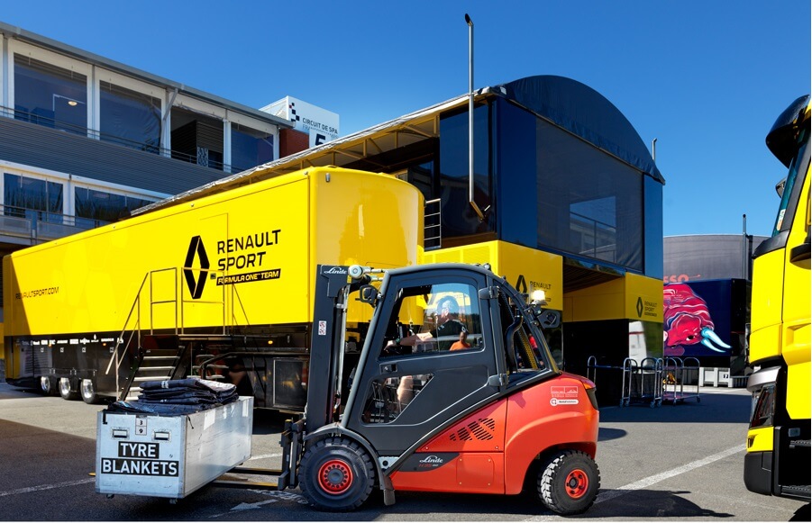 Heftruck of magazijntruck huren case Francorchamps