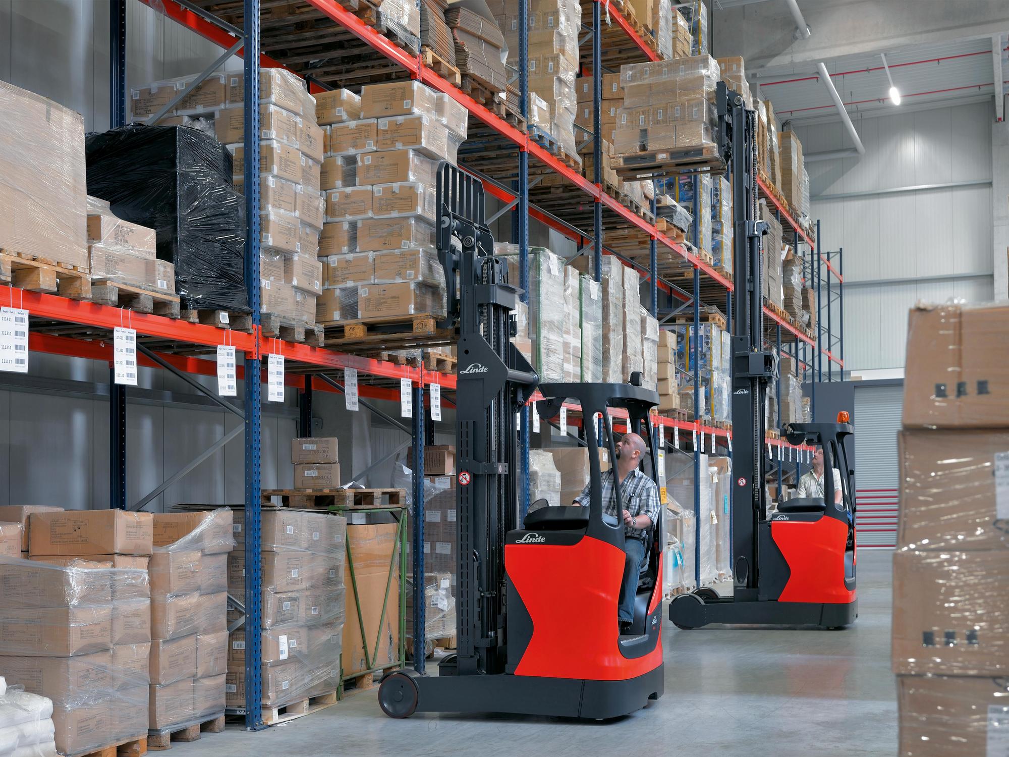 Verhuur Linde reachtrucks