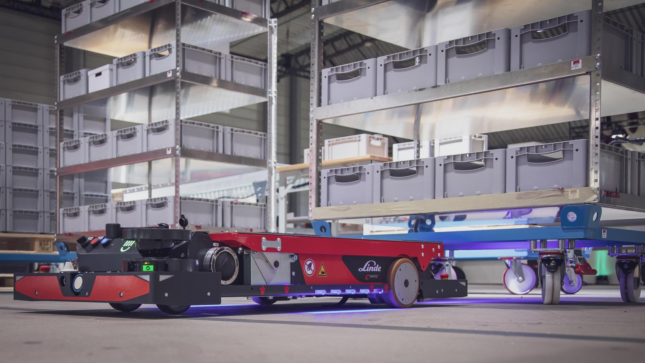 Autonome Linde C-MATIC HP op maat van uitdagende omstandigheden