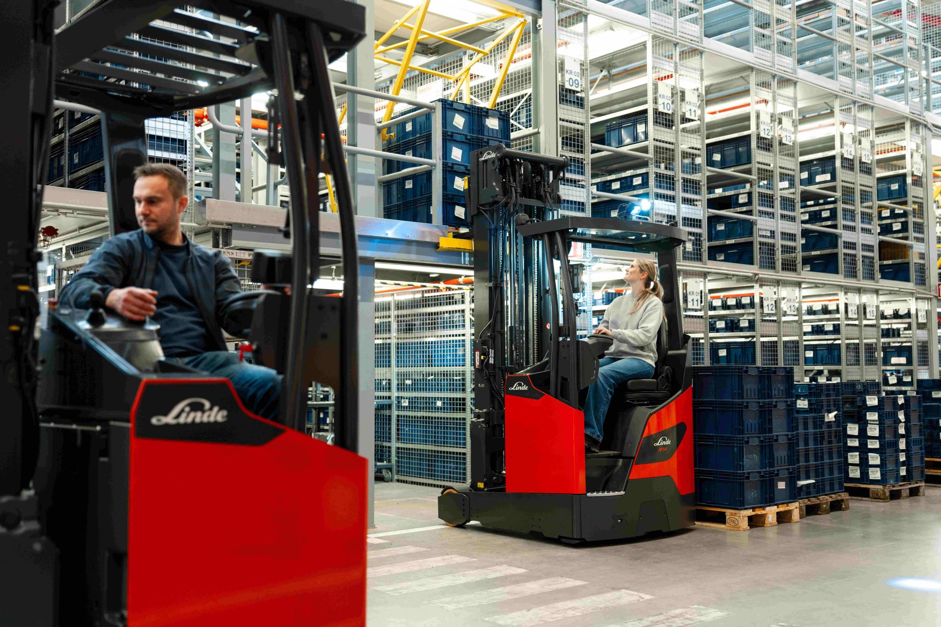 Nieuwe Linde Ri-reachtrucks