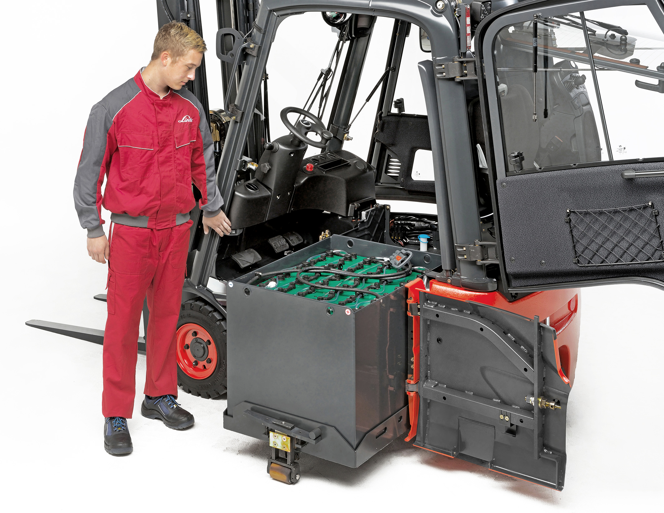 Linde elektrische heftruck E12 E20 EVO batterij