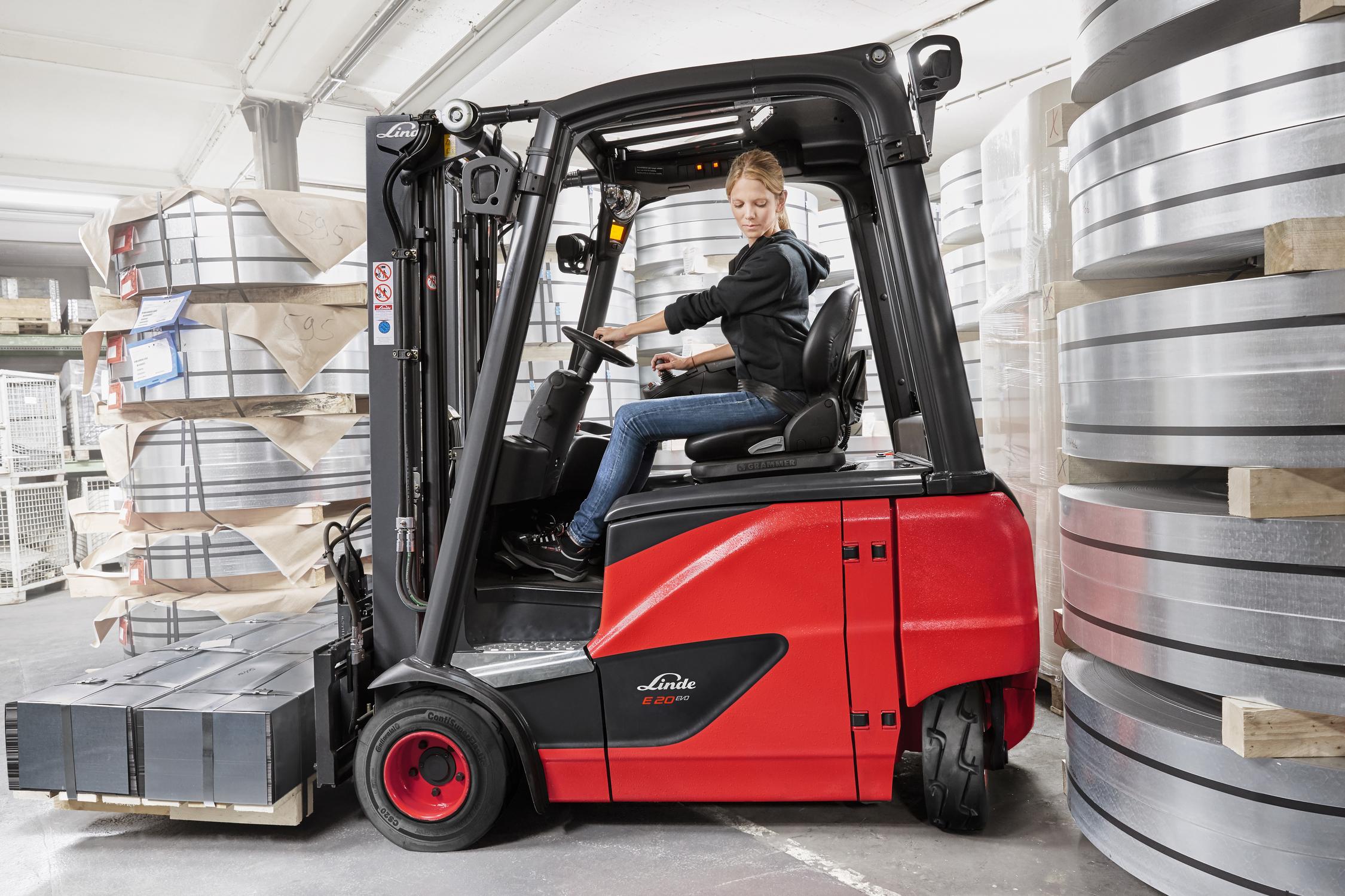 Linde elektrische heftruck E16 E20 EVO vierwiel korte draaicirkel