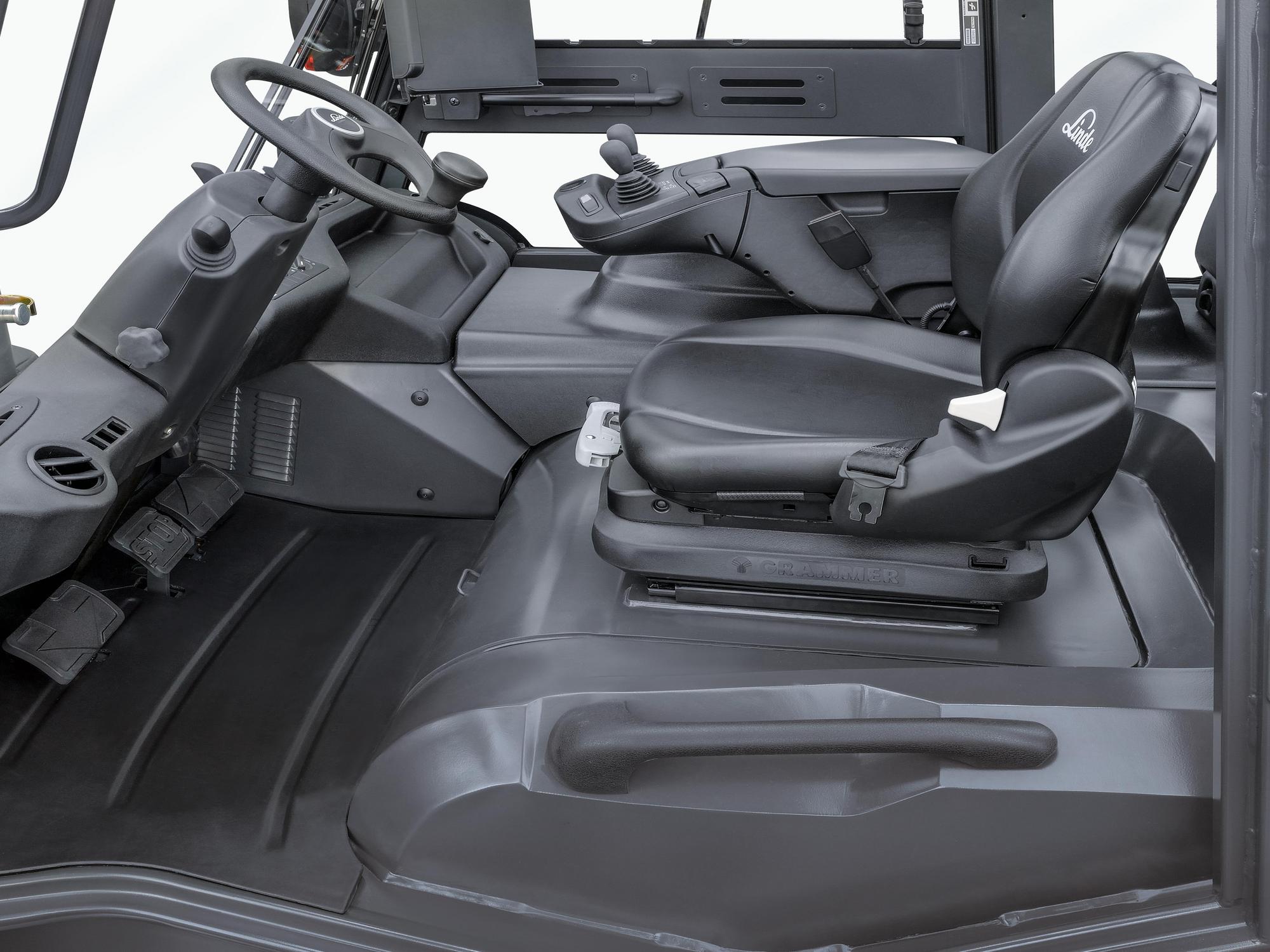 Linde elektrische heftruck E60 E80 comfort ergonomie Linde Load Control