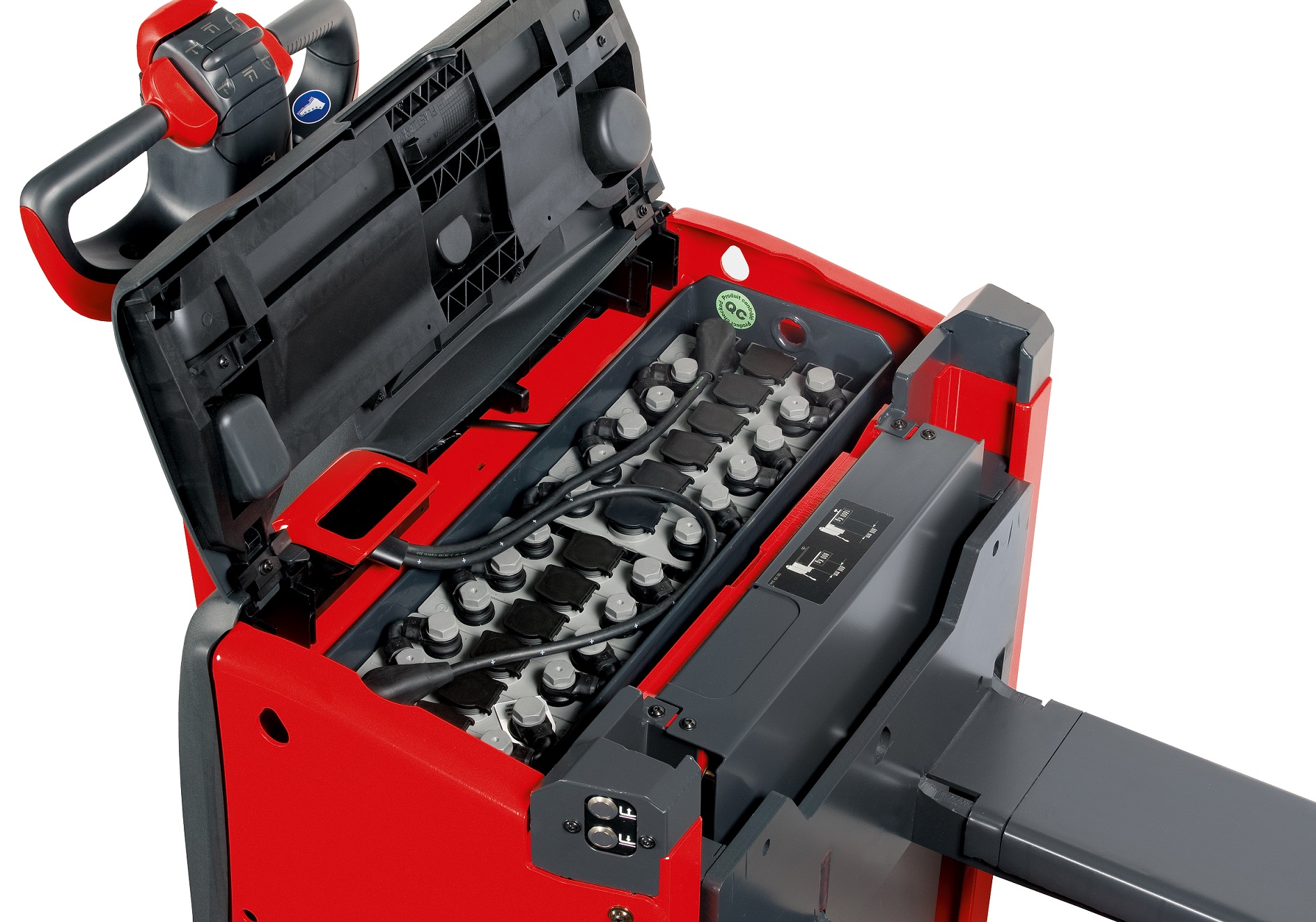 Linde elektrische transpallet T16 L batterij