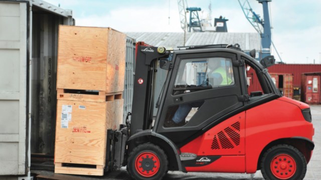 Linde thermische truck containerversie