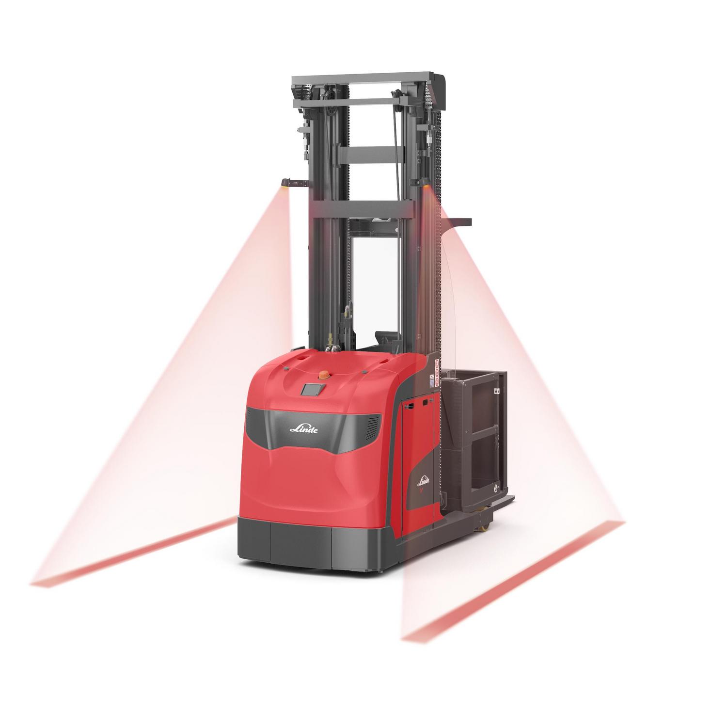 Linde V-Modular orderpicktruck met Red Warning Lines