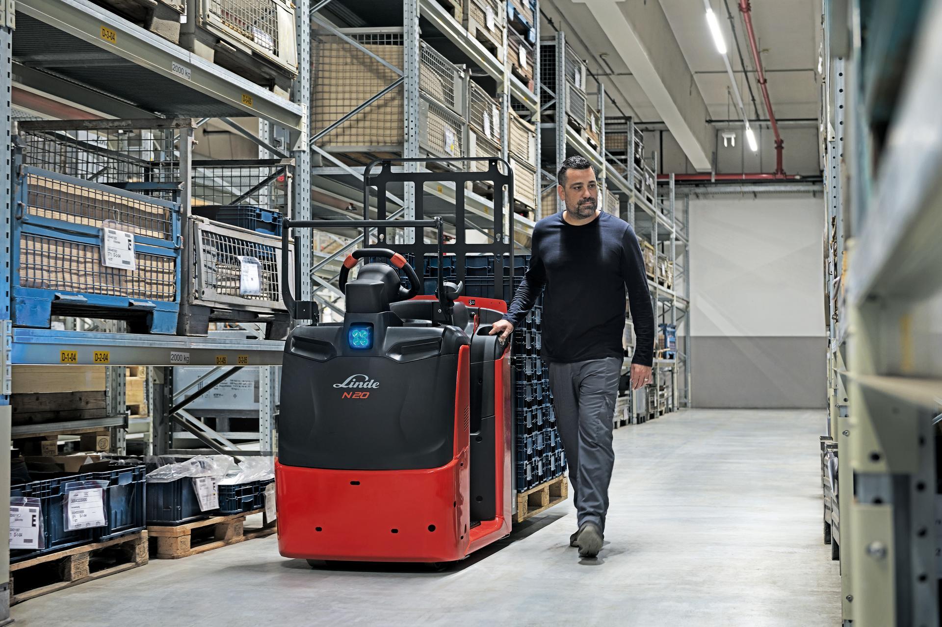 Linde N20 - N25 horizontale orderpicktruck met geïntegreerde Li-ion batterij 3