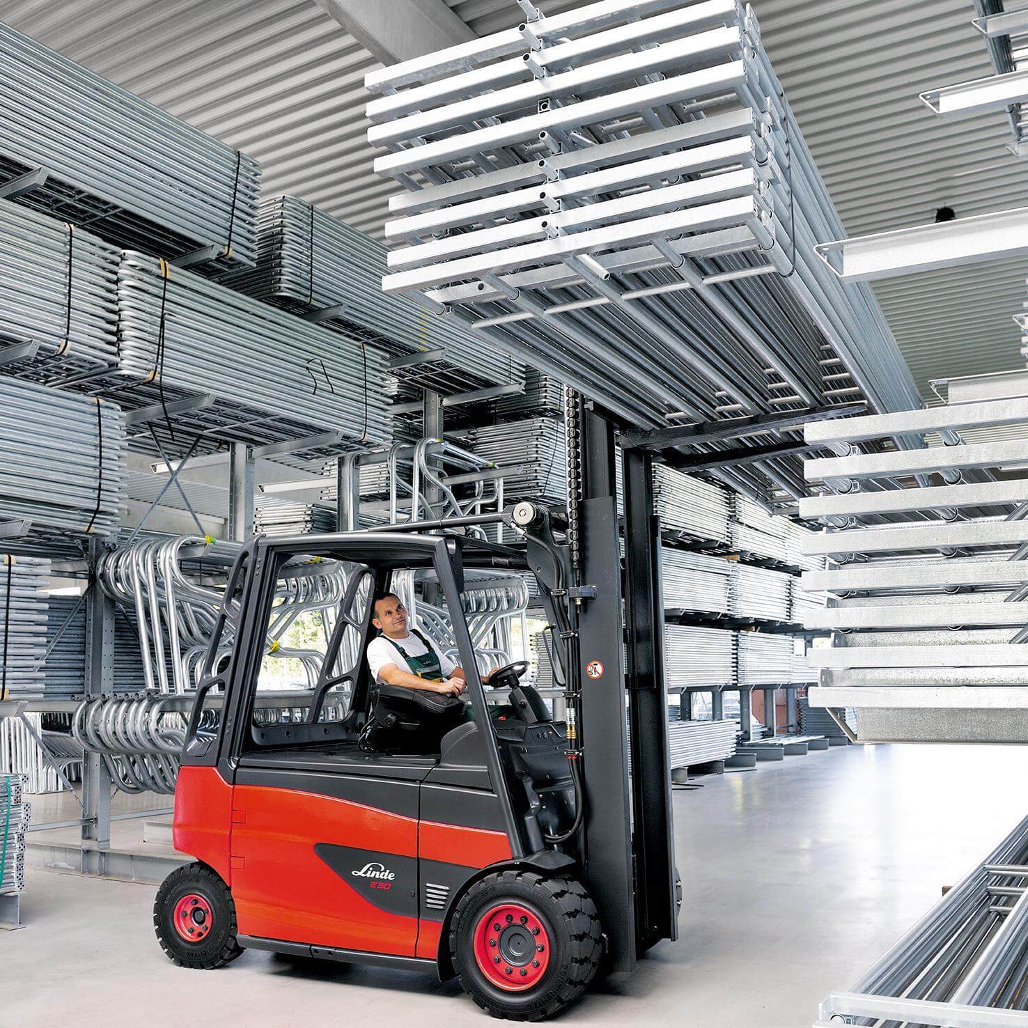 Linde elektrische heftruck E35 E50 metaal