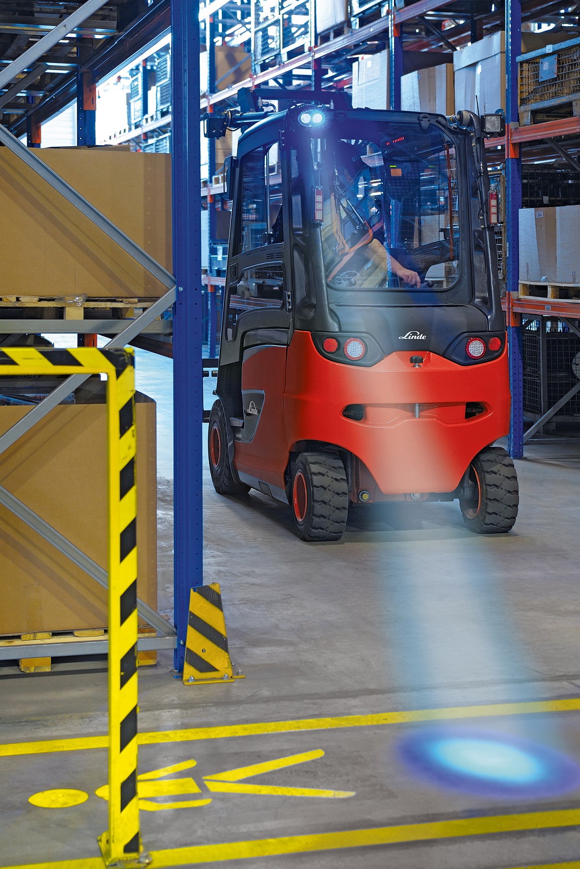 Linde Bluespot lichtstraal