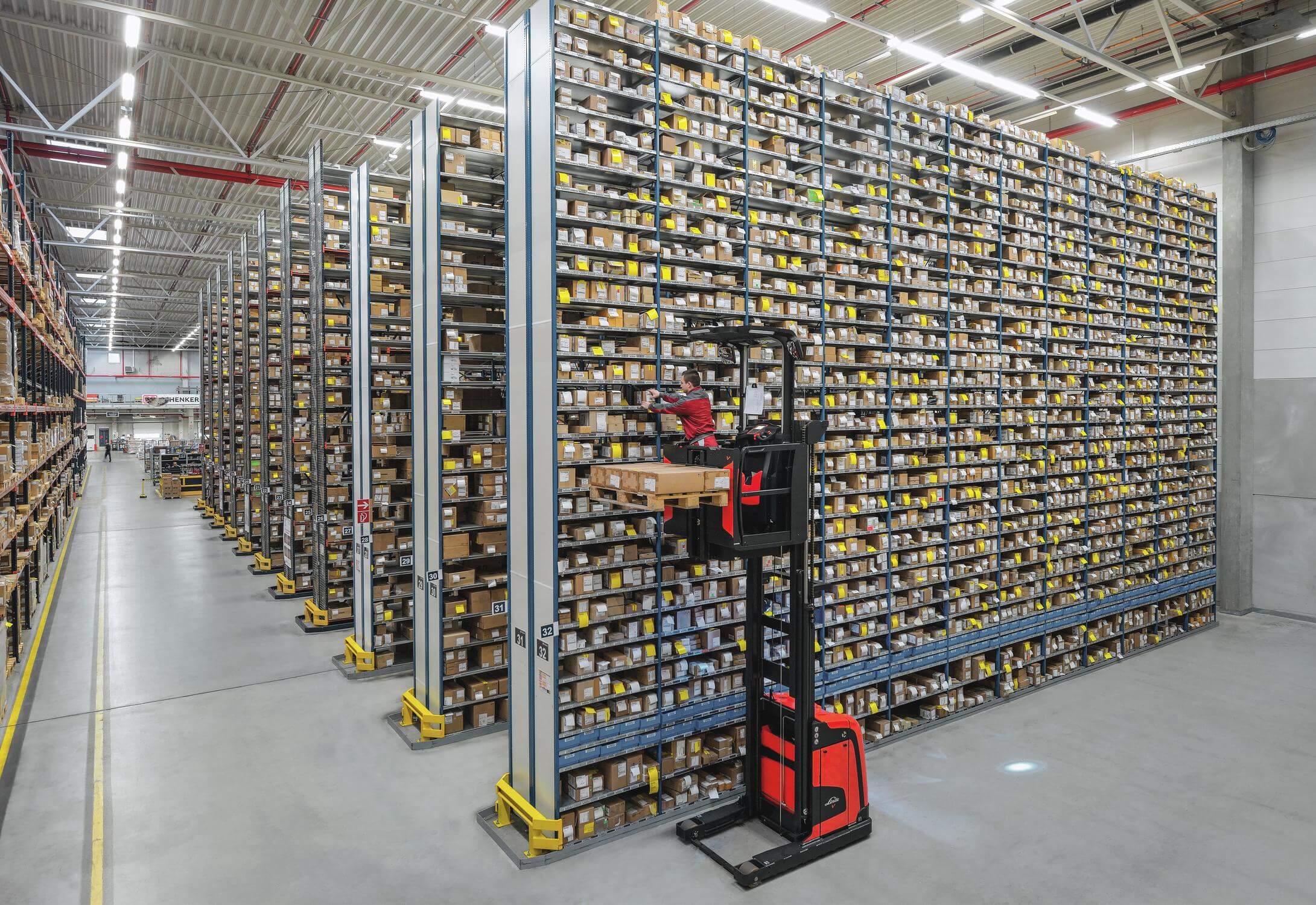 Linde V-Modular orderpicking op grote hoogte