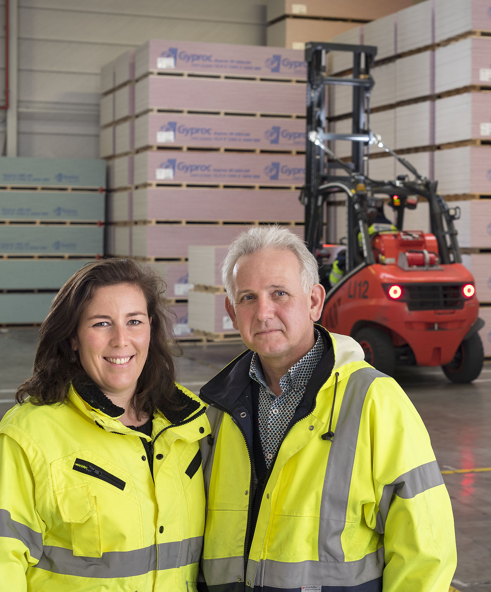 Saint-Gobain zorgt voor een snelle service met heftrucks van Linde