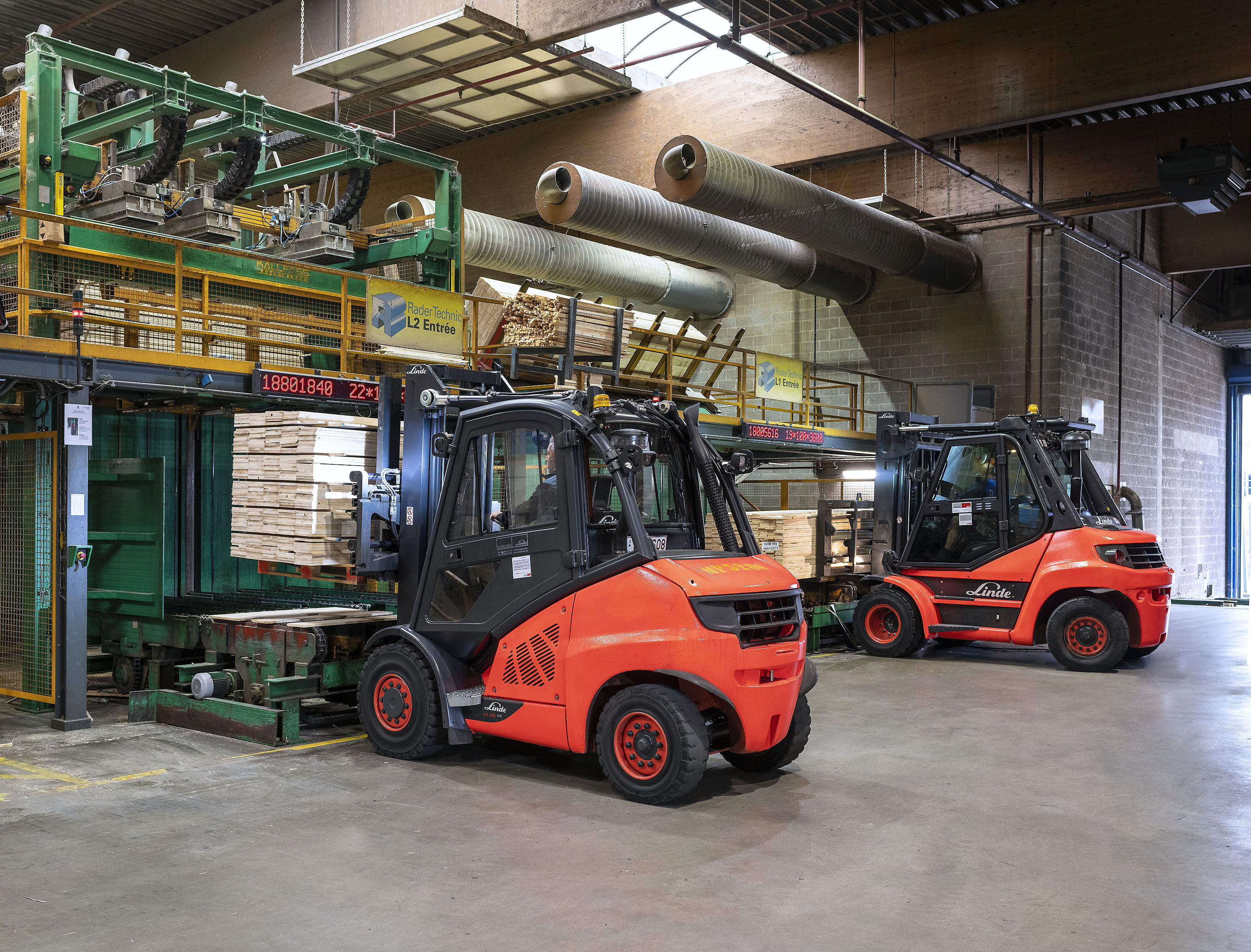 Bij Radermecker zijn ook de heftrucks uit het goede hout gesneden