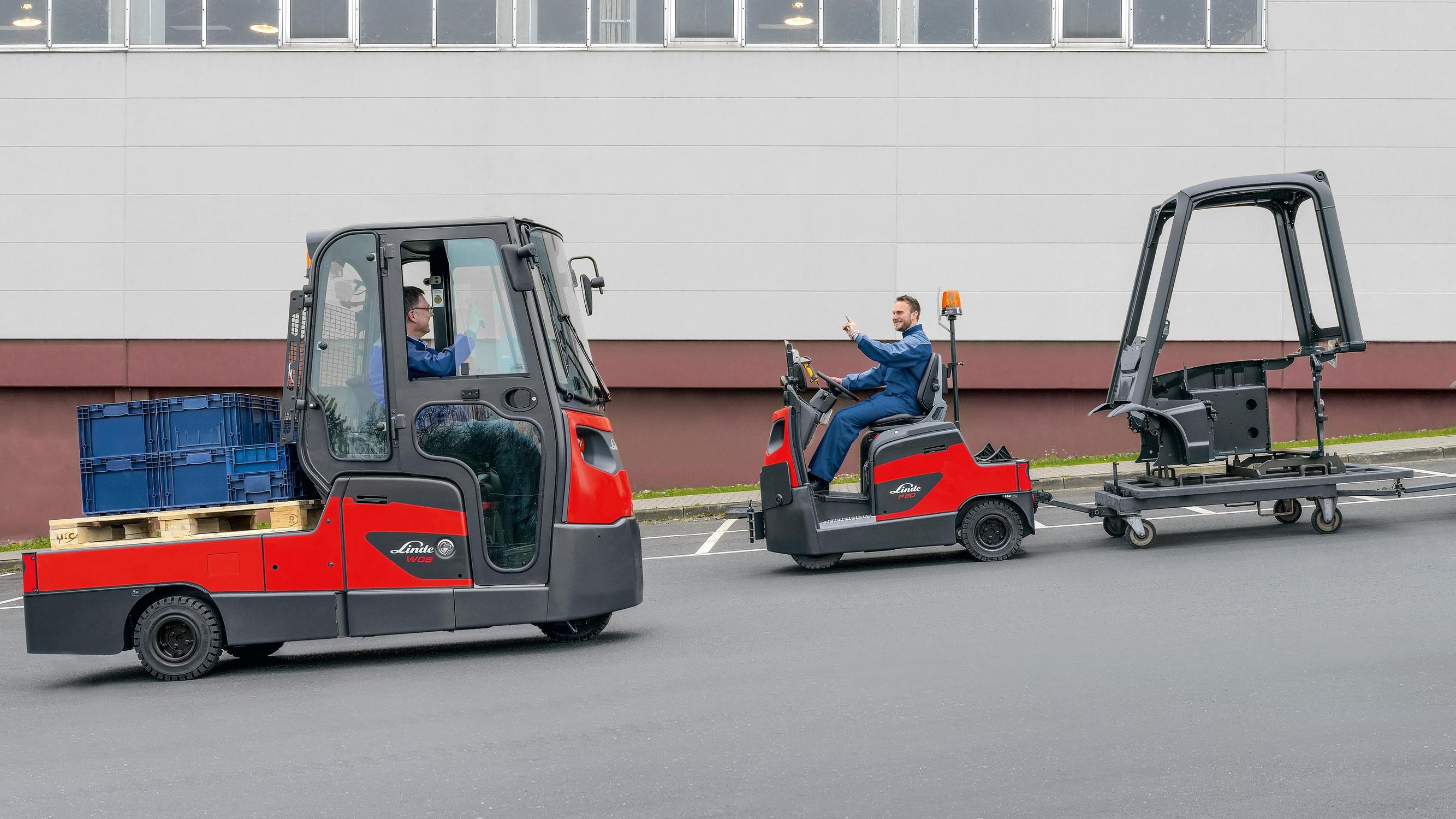 Tweedehands Linde elektrische trekkers van Motrac