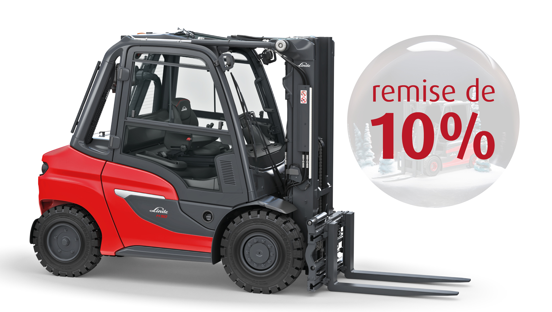 Action fin 2024 - H50D chariot élévateur thermique avec remise