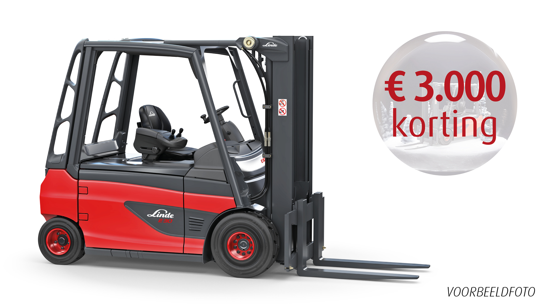 Afbeeldingen Eindejaarsactie 2024 - E30 L elektrische occasieheftruck met korting