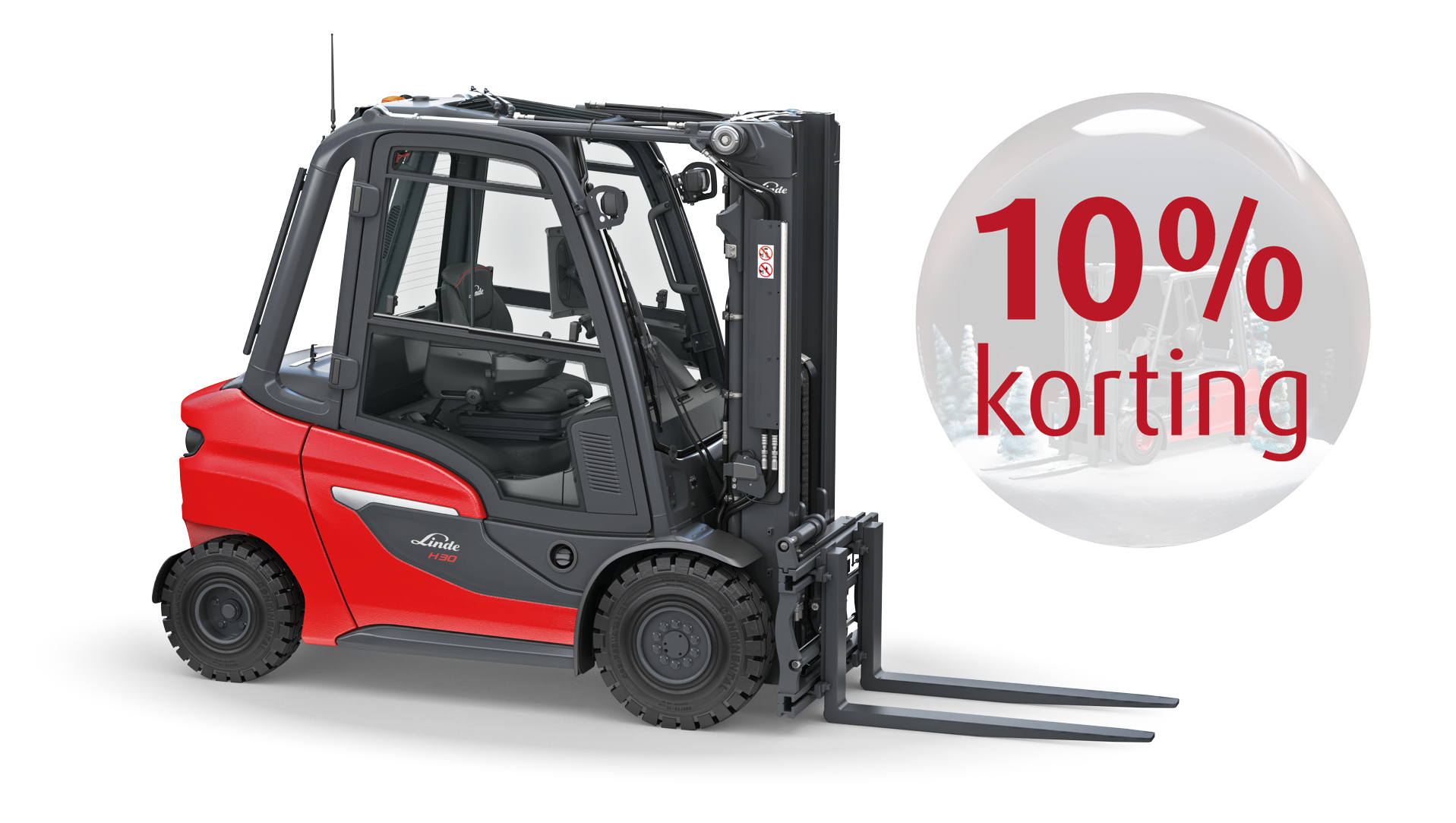 Eindejaarsactie 2024 - H30 D thermische heftruck met korting