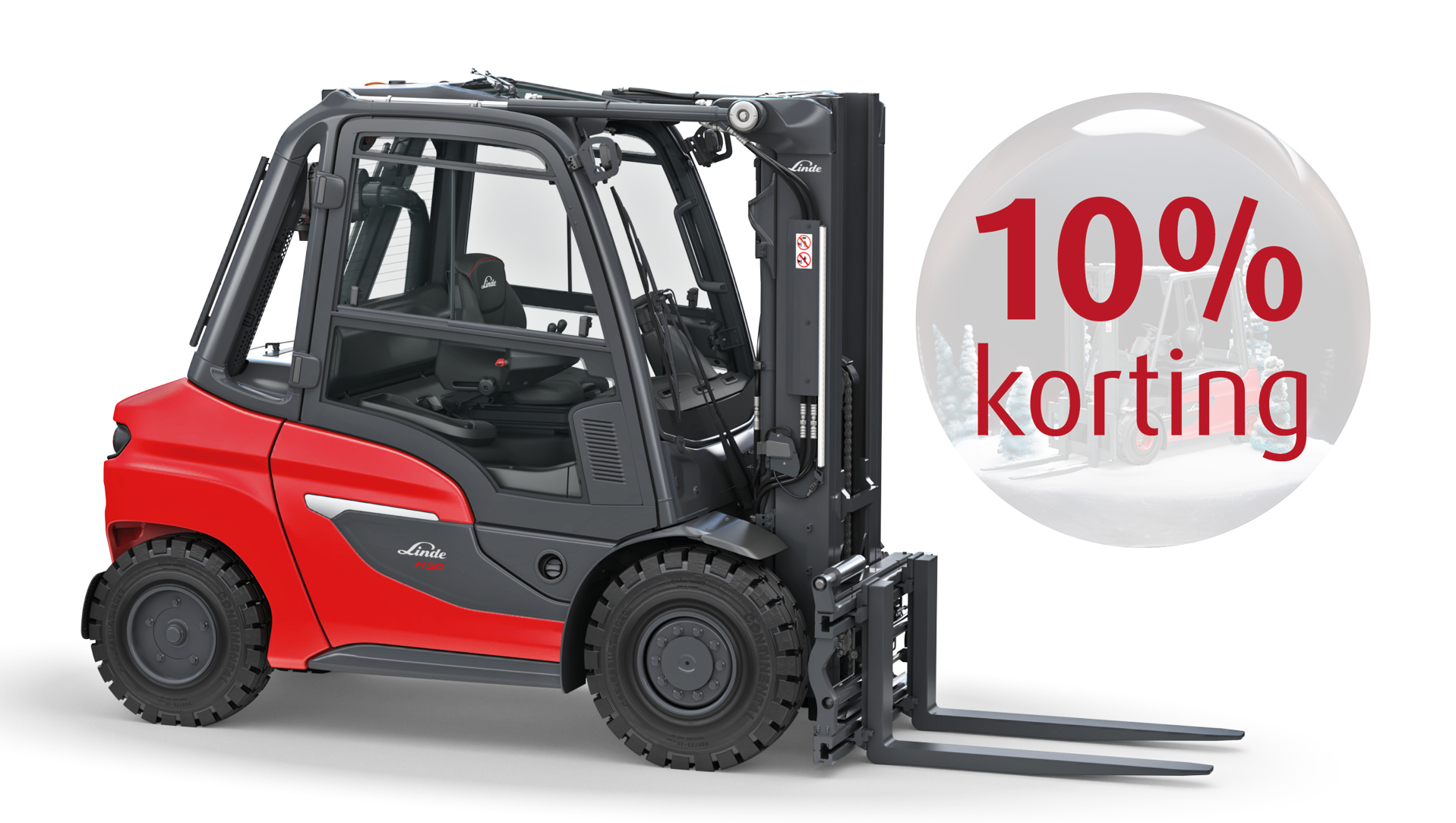 Eindejaarsactie 2024 - H50 D thermische heftruck met korting