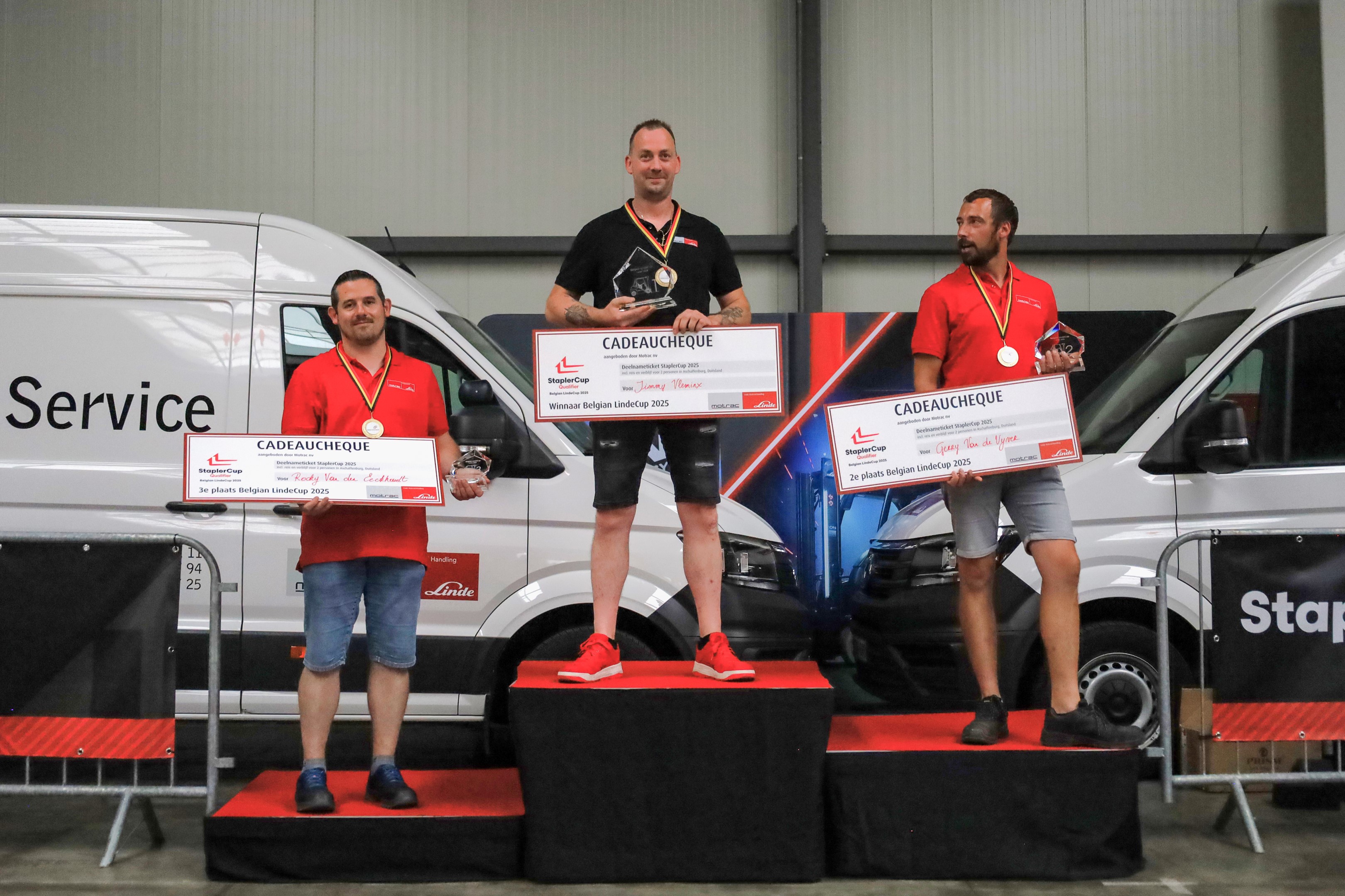 Podium Belgian LindeCup 2025