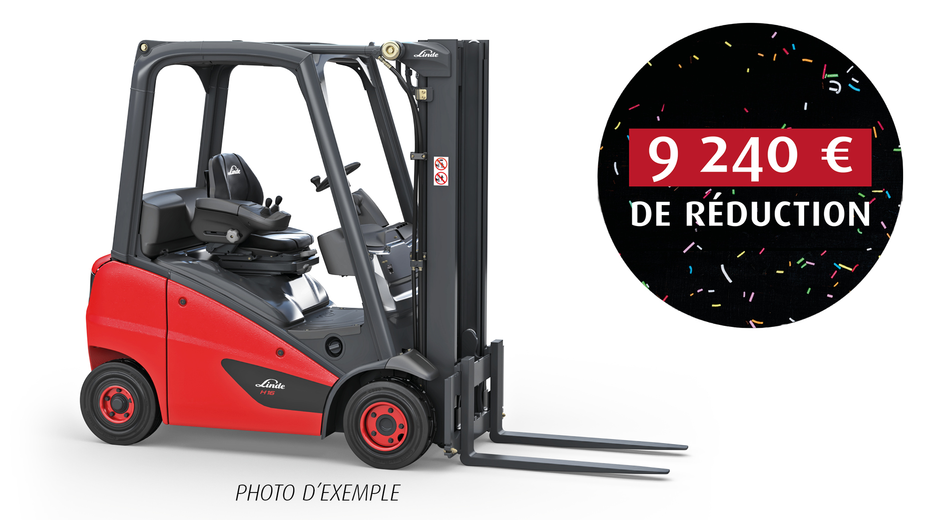 Action fin 2025 chariot élévateur thermique Linde H18 T neuf de stock