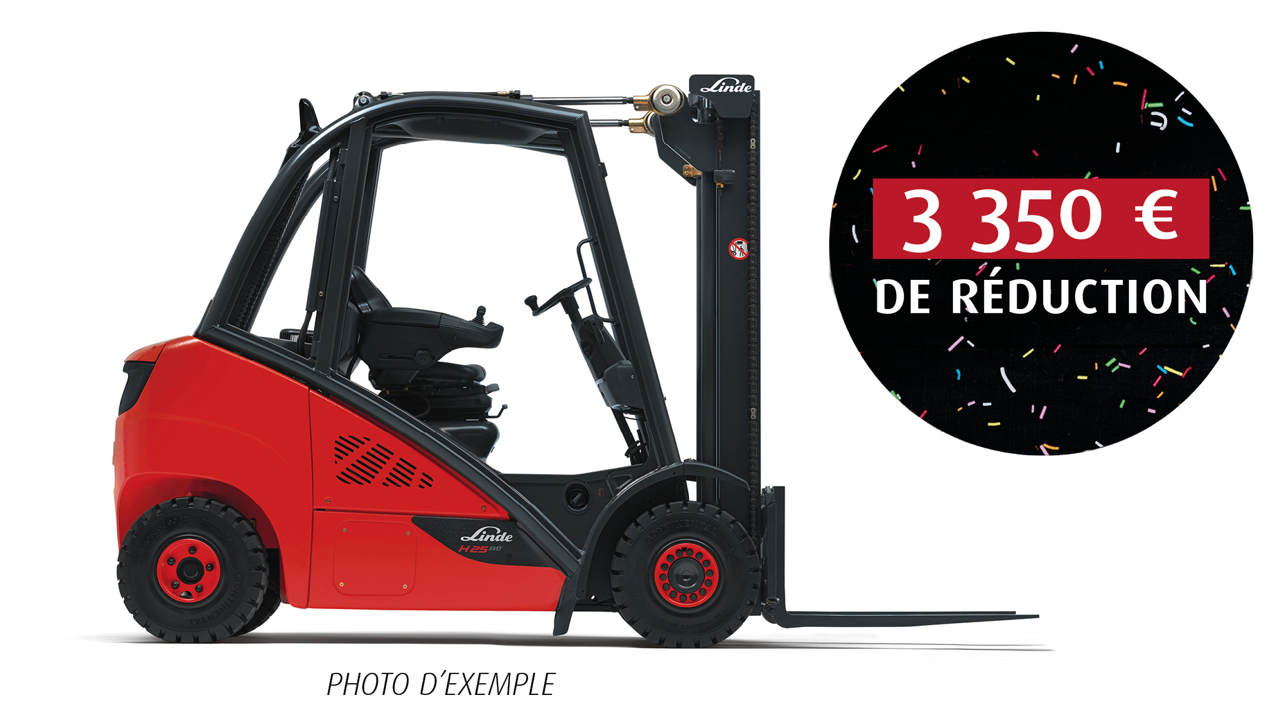 Action fin 2025 chariot élévateur thermique Linde H25 D d'occasion de stock