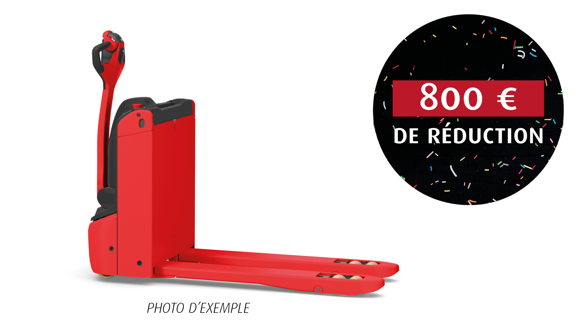 Action fin 2025 transpalette électrique Linde T14 neuf de stock