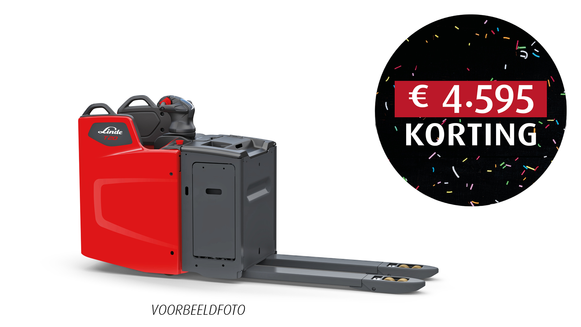 Eindejaarsactie 2025 elektrische transpallet Linde T20 FP nieuw uit stock