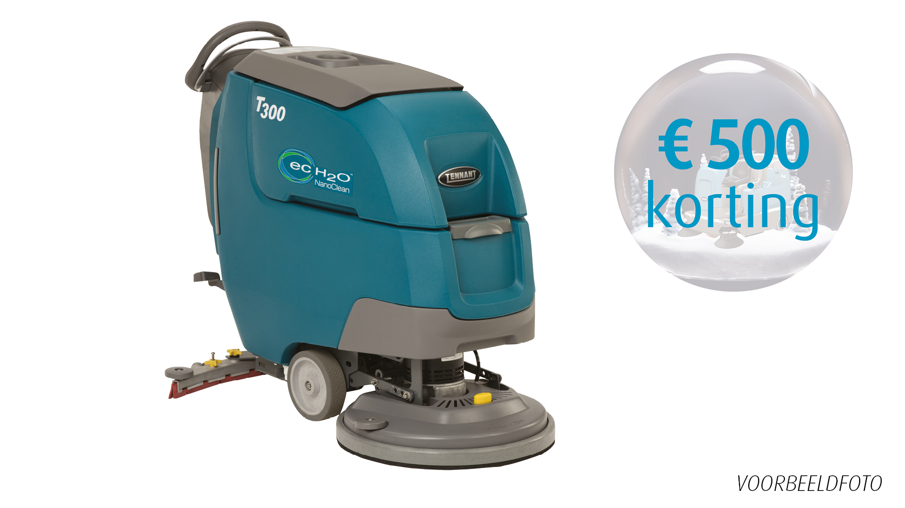 Eindejaarsactie 2024 - Tennant T300 occasie schrobzuigmachine met korting