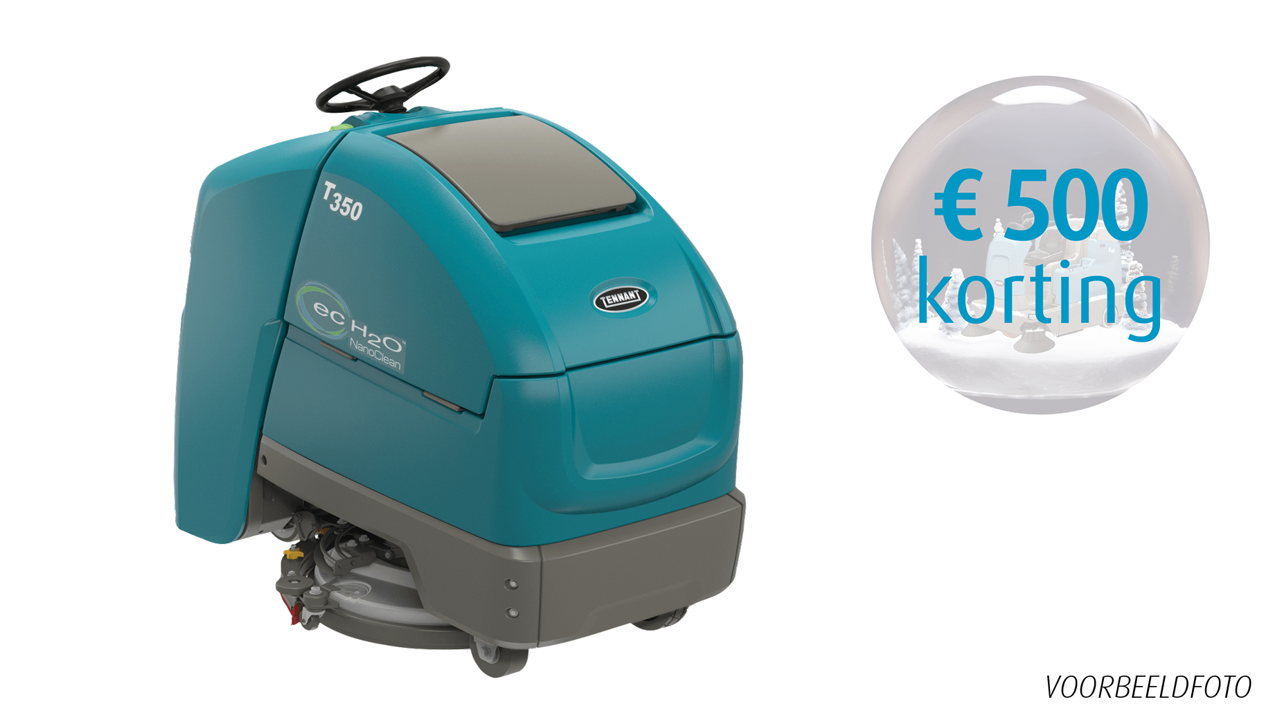 Eindejaarsactie 2024 - Tennant T350 occasie schrobzuigmachine met korting