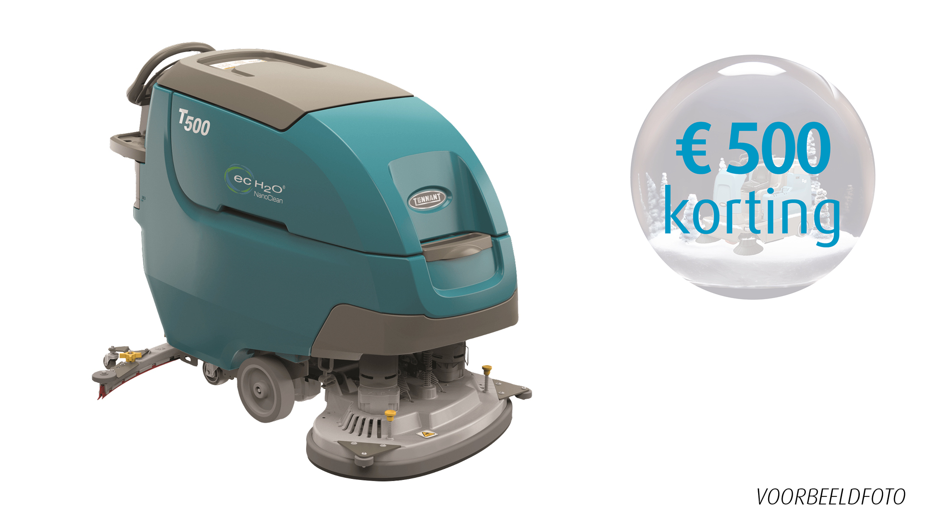 Eindejaarsactie 2024 - Tennant T500 occasie schrobzuigmachine met korting